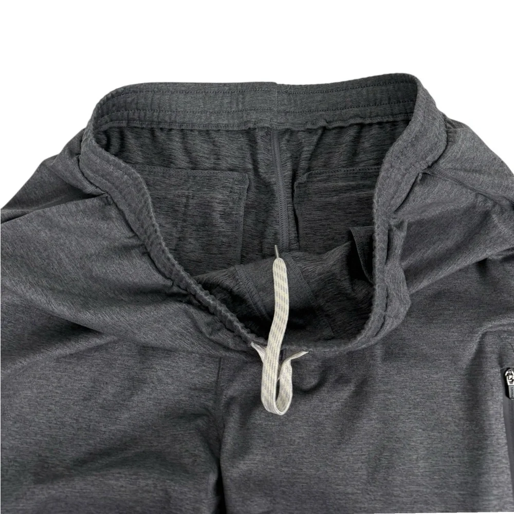 Vuori Mens XL Sunday Performance 7" Shorts Elastic Waist Pockets V381 Gray EUC - Picture 10 of 11